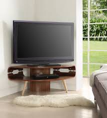 Our selection of television stands includes traditional stands, corner stands, and entertainment consoles in a variety of sizes and styles. Jual Retro Corner Tv Stand Jf701 Walnut Tv Media Units