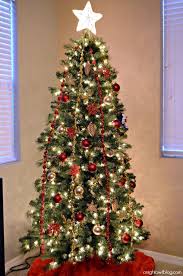 Red And Gold Christmas Tree Michaels Dream Tree Challenge Red Gold Christmas Tree Gold Christmas Christmas Tree Garland