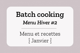 Batch Cooking Mes Menus Et Recettes Pour Toute L Annee Recette Menus Buffet Repas