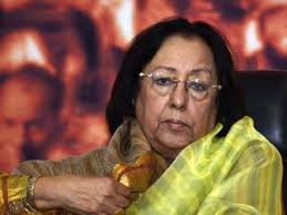Najma Heptullah to be Manipur Governor