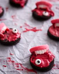 · splatter, drop and drip the solid and gel decorating gel to create creepy blood splatter marks on each . Halloween Bloody Vampire Cookies Recipe From The Cooking Globetrotter