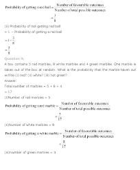 Please click the following links to get math printable math worksheets for grade 10. Cbse Class 10 Probability Solutions