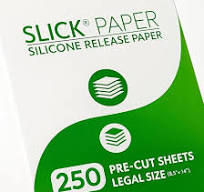 Slick Paper Silicone Release Paper - Legal Size 8.5x14" Fits in Printer