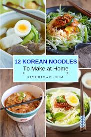 12 Korean Noodles That You Can Make At Home Korean Noodles Recipes Asian Recipes