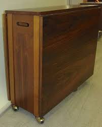 Clever 1950 S Drop Leaf Table With Chairs Inside Drop Leaf Table Leaf Table Space Saving Dining Table