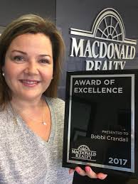 Thank you once again to all my wonderful clients who trusted and supported  me in 2017! I was able to earn Macdonald Realty's Award of Excellence for  2017 and it was my