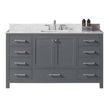 Home Decorators Collection Aberdeen 60 In W X 22 In D Double Bath Vanity In Dove Grey With Carrara Marble Top With White Sinks Aberdeen 60 The Home Depot Bathroom Vanity
