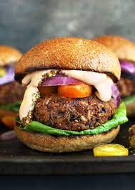 Grillable Veggie Burger Minimalist Baker Recipes Recipe Vegan Burger Recipe Vegetarian Bbq Grillable Veggie Burger