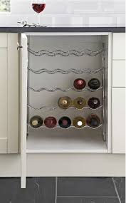 Wine Rack Five Tier Chrome Wire For Base Cabinets Hafele U K Shop Wine Storage Cabinets Wine Rack Wire Wine Rack