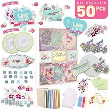 Cards and envelopes for card making. Pickme Greeting Card Making Kit Diy Handmade Cards Maker Kit For Kids Adults Beautiful Love Assortment Of Art Characters With Envelopes Create Your Personalized Birthday Thank You Cards Buy Online