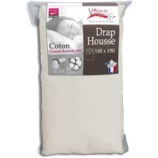 Linvosges met au service sa passion. Drap Housse En Coton 57fils Super Grand Bonnet 40cm Special Matelas Tres Epais Pas Cher A Prix Auchan