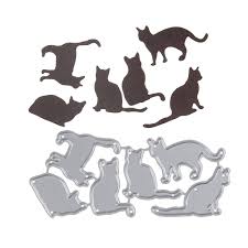 Specialists in european crafts for card making. Gowing 6pcs Set Cute Cat Stitched Metal Cutting Dies Stencil Scrapbook Album Embossing For Diy Card Making Handcrafts Best Price B865 Goteborgsaventyrscenter