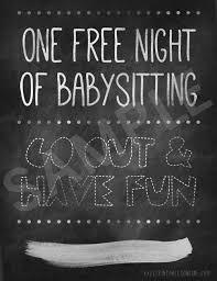 The design is a black chalkboard with chalk effect text which commands its recipient to go out and have fun. Gift Certificate For Babysitting Paddle At The Point
