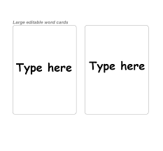 Split page to 4 quarters with a table. 30 Simple Index Flash Card Templates Free Templatearchive