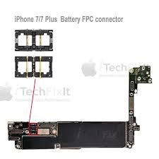 Width height thickness weight write a review. Fpc Battery Connector Iphone 7 Plus Repair Service Itechfixit