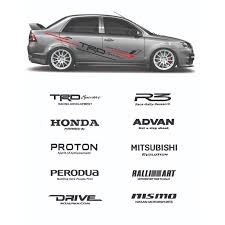 Jalapenos decals gives you opportunity to dress it up with quality and unique jdm stickers. Ready Stock Car Body Side Sticker