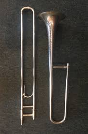 F E Olds Silver M Series Trombone