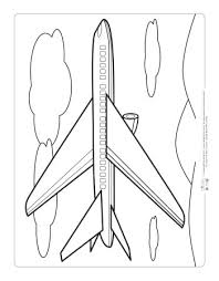 Aeroplane coloring pages with kindergarten. Transportation Coloring Pages For Kids Itsybitsyfun Com