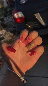 Coffin shaped nails (also known as ballerina nails) feature long length and squared tips. Wintercoffinnails Archives Cute Hostess For Modern Women