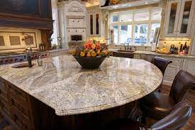 Granite is a gift of nature which has an element of timeless beauty, unsurpassed durability and natural uniqueness. Giallo Capela Granite With Cove Dupont Edge Mediterran Kuche Boston Von Select Stone Houzz