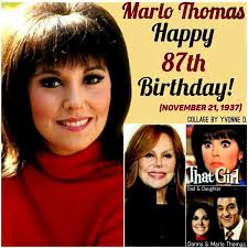 Marlo's mother, Rose Marie Cassaniti Thomas, helped inspire That Girl's  career, feminism, and humanitarian work. In her early years, she was a  singer. She took a detour to raise her family and
