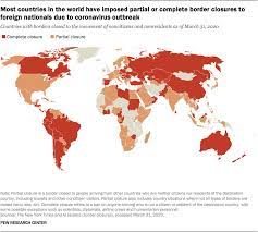 Last month, the department extended the border lockdowns through june 21. 91 Of World Population Lives In Countries With Restricted Travel Amid Covid 19 Pew Research Center