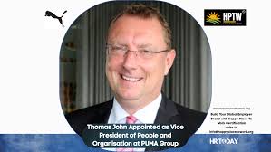 Thomas John Appointed as Vice President of People and Organisation at PUMA  Group