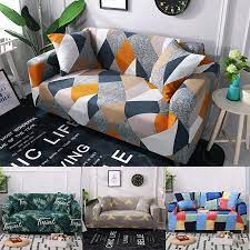 The floral pattern in pink and green against the white background gives an elegant look with a serene vibe. Stretch Sofa Slipcover Floral Print Pattern Couch Cover For Furniture Protector For Living Room Pets Sofa Buy From 15 On Joom E Commerce Platform