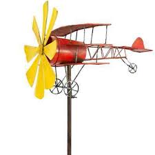 Egal wo simple, easy , quick! Windrad Garten Metall Flugzeug Roter Baron Red Baron Triplane Fokker Gartendeko Eur 53 90 Picclick Fr