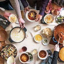 This is a great fall and winter idea for entertaining at home. 5 Ideas For Hosting A Soup Party Wiser Living Mother Earth Living Soup Party Soup Party Ideas Winter Soup Recipe