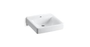bathroom sink with single faucet hole