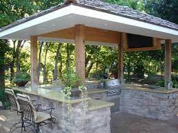 Amenities include a full outdoor kitchen, masonry wood burning fireplace and porch swing. 42 Kreative Diy Outside Kitchen Designs Ideen Dekoration Backyard Outdoor Kitchen Design Small Outdoor Kitchen Design