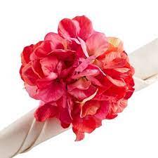 Pink Red Hydrangea Napkin Ring Red Hydrangea Hydrangea Flower Hydrangea