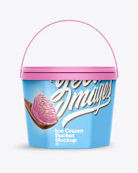 Download Matte Ice Cream Bucket Mockup In Bucket Pail Mockups On Yellow Images Object Mockups PSD Mockup Templates