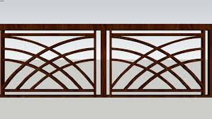 Standard deck railing height is between 36 and 42 inches, but be sure to check the code in your state before installing. 27 Curved Balcony Railing 3d Warehouse