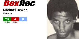 BoxRec: Michael Dewar