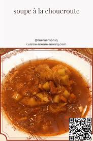 Soupe A La Choucroute En 2020 Choucroute Choucroute Recette Comment Faire Une Soupe