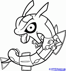 There are tons of great resources for free printable color pages online. Pokemon Mega Rayquaza Coloring Pages Coloring Page Coloring Home