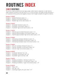 my personal training book routine index pages 51 58