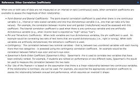 Different Correlation Coefficients Psychology Studies Psychology Assessment
