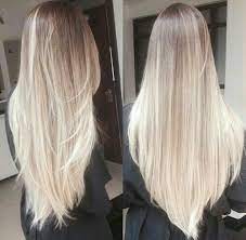 I Love This Color Platinum Blonde Hair White Blonde Hair Hair Styles Long Hair Styles Ombre Hair
