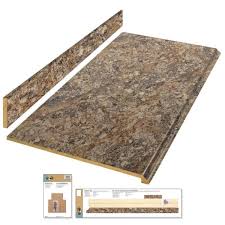 Maybe you would like to learn more about one of these? Hampton Bay 8 Ft Brown Laminate Countertop Kit With Full Wrap Ogee Edge In Winter Carnival Granite 12337kt08n1874 The Home Depot