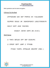 Then you probably can't resist the mystery of a good puzzle. Fun Cryptoquip Puzzles For You To Solve Puzzles And Answers Interesting Quotes Quotations