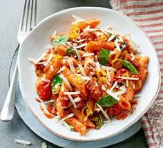 Choose chunky pasta shapes like penne or farfalle to trap the sauce, and serve with lashings of grated parmesan cheese. Chorizo Pasta Recipes Bbc Good Food