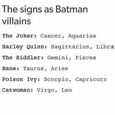 Signs As Batman Zodiac Signs Funny Libra Quotes Horoscope Taurus