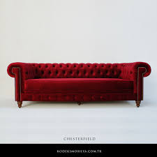 bordo chesterfield kanepe by kodeks oturma odasi dekorasyonu chesterfield kanepeler