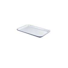 At suraya in philadelphia, where the saturated blue fits the restaurant's. White Enamel Serving Trays 33 5 X 23 5 X 2 2cm Dentons