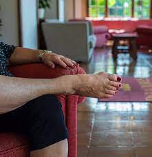 Sexy granny feet