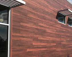 Dizal faux wood aluminum grain siding is created when real wood planks are digitized to reproduce nature's varieties of wood. Dizal Faux Wood Aluminum Siding Modern Materials