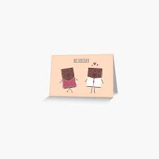 You have a pizza my heart. Chocolate Pun Greeting Cards Redbubble